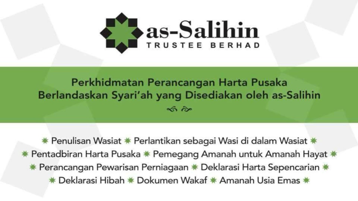 Cara Membuat Wasiat Dengan as-Salihin Trustee Bhd