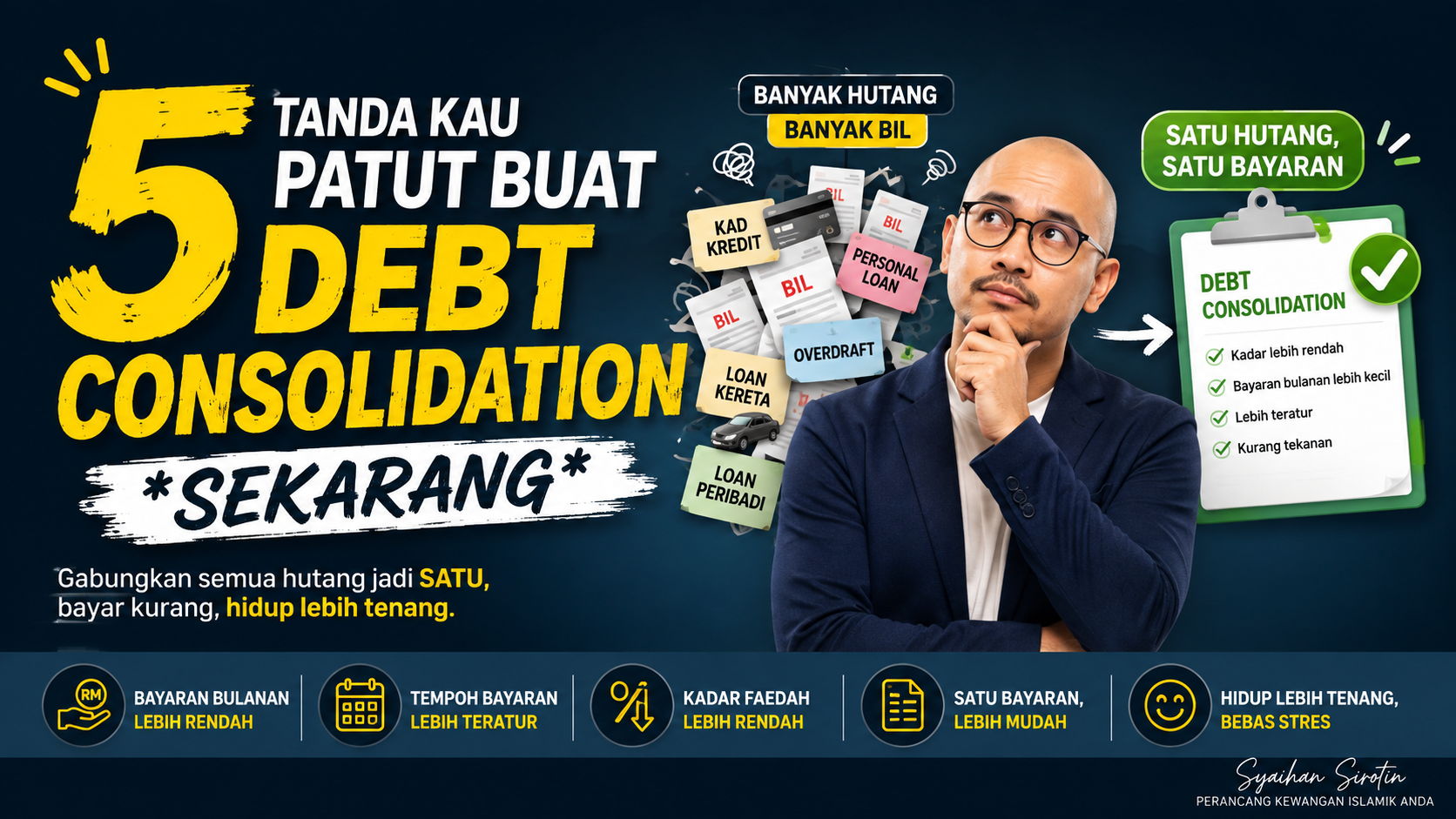 5 Tanda Debt Consolidation